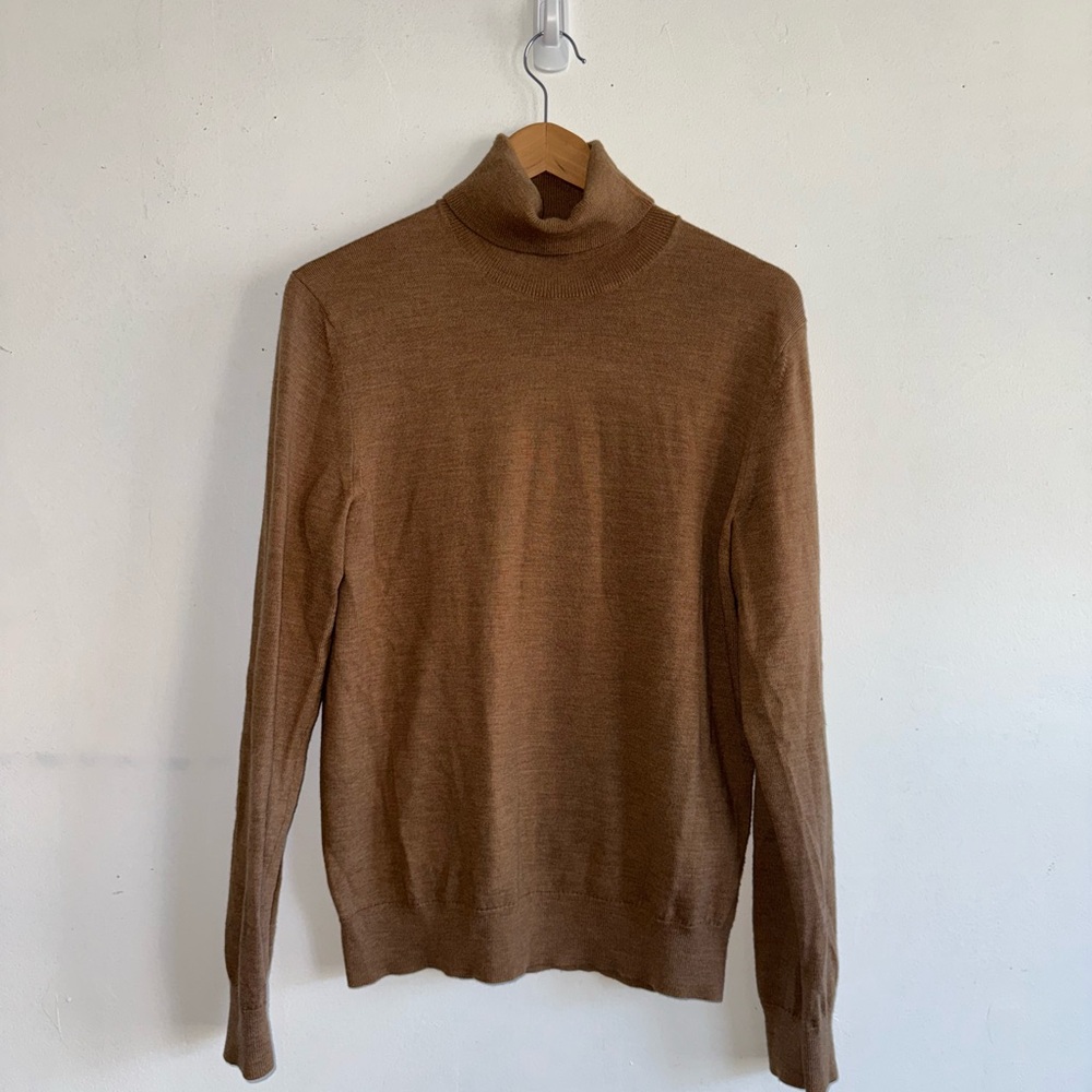Men's Merino Wool Turtleneck Sweater